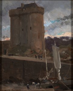 Der Turm von Solidor in St. Severin, Normandie