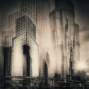 Dubai Stadtlandschaft Bewegung