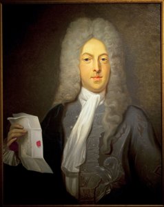 Porträt von John Law (1671-1729), schottischer Finanzier und Finanzkontrolleur in Frankreich von Casimir de Balthasar