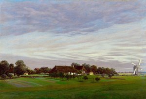 Flaches Land in der Nähe von Greifswald, 1822-1823