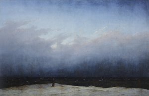 Mönch am Meer von Caspar David Friedrich