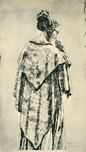 Studie einer Frau von hinten