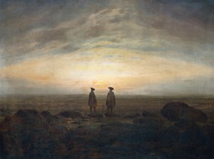 Zwei Männer am Meer von Caspar David Friedrich