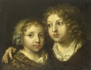 Eine Tochter und ein Sohn (Constantijn?) des Künstlers