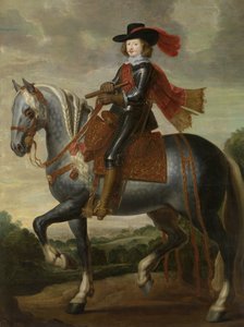 Reiterporträt des Kardinal-Infanten Ferdinand von Österreich, erstes Drittel des 17. Jahrhunderts von Caspar de Crayer