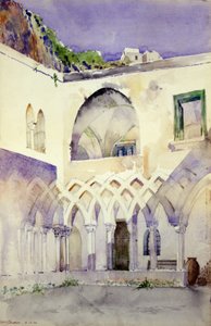 Innenhof des Kapuzinerklosters, Amalfi, 1898 von Cass Gilbert