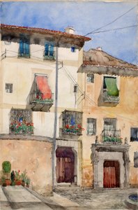 Altes Haus in Segovia, Spanien