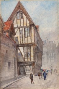 Altes Haus in Rouen, 1932