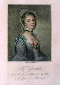 Mrs Garrick, graviert von W.P. Sherlock