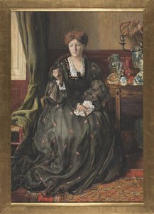 Denken, Porträt von Emma Madox Brown