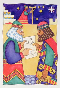 Die Weisen auf der Suche nach dem Stern von Bethlehem von Cathy Baxter