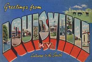 Grüße aus Louisville Ky. - Tor zum Süden, 1942 von Caufield and Shook
