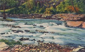 Schnelle Gewässer, Cherokee Park, 1942 von Caufield and Shook