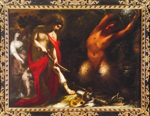 Apollo und Marsyas, ca. 1650, Francesco Montelatici bekannt als Cecco Bravo