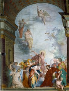 La Renommee feiert die Heldentaten von Lorenzo de Medici il Magnifico (Laurent de Medici le Magnifico) von Cecco  Bravo