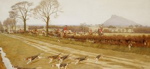 Der Cheshire - Weg von Tattenhall von Cecil Charles Windsor Aldin