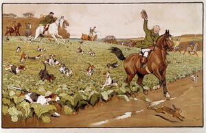 Aquarell von Cecil Aldin
