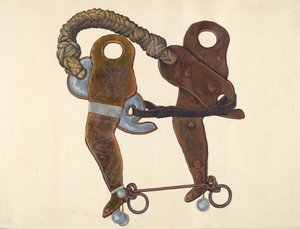 Cowboy-Hackamore-Bit von Cecil Smith