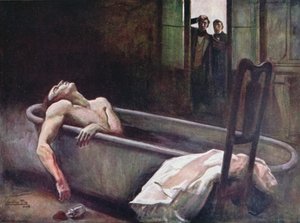 Der Tod von Horace Wells (1815-48) 1908 von Cecilio Pla Gallardo