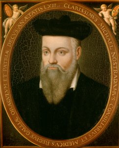 Porträt von Michel de Nostradamus, bekannt als Nostradamus, Astrologe von Cesar Nostradamus