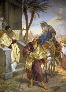 Joseph und Maria, Flucht nach Bethlehem, Rom