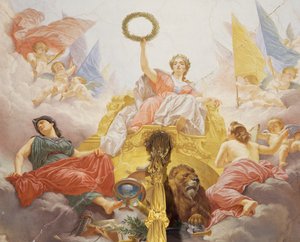 Detail (Allegorie Italiens) von Cesare Mariani