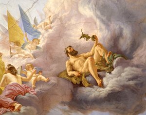 Detail der Decke (Detail) von Cesare Mariani