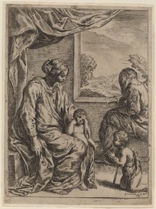 Die Heilige Familie mit Johannes dem Täufer