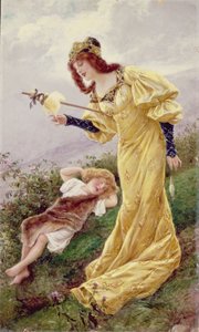 Winter (aus einem Satz der Vier Jahreszeiten) von Cesare Saccaggi