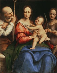 Die Heilige Familie mit der Heiligen Katharina, 1515-20