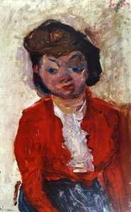 Englische Frau 1922, von Chaïm Soutine (1893–1943) von Chaim Soutine