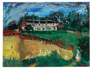 Altes Haus in der Nähe von Chartres, ca. 1934 von Chaim Soutine