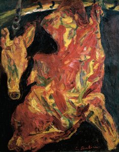 Rindfleischseite und Kalbskopf von Chaim Soutine