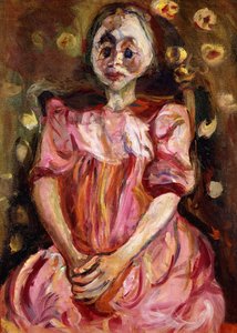 Das kleine Mädchen in Rosa; La Petite Fille en Rose, 1923-1924 von Chaim Soutine