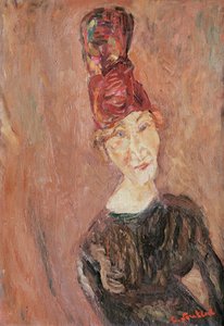 Frau mit Hut, 1926 von Chaim Soutine