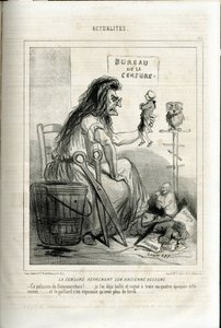 Illustration von Cham (1819-1879) in Le Charivari
