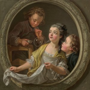 Seifenblasen von Charles-Amedee-Philippe van Loo