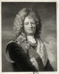 Porträt von Vauban - ein Gemälde von Le Brun von Charles (after) Le Brun