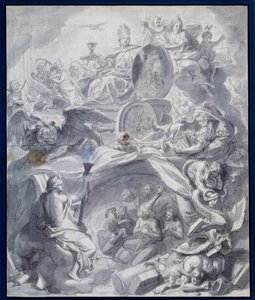 Allegorie: „Die siegreiche Kirche der Häresie oder der Triumph der Religion“