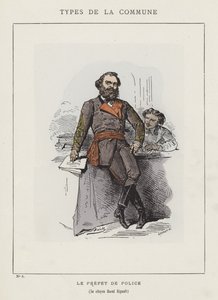Der Polizeipräfekt, Der Bürger Raoul Rigault von Charles Albert d Arnoux Bertall