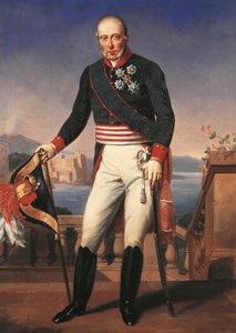 Porträt von Franz I. der Beiden Sizilien, von Charles-Alexandre Debacq von Charles Alexandre Debacq