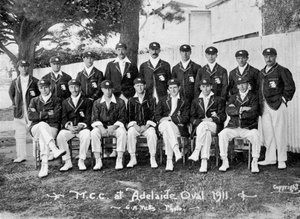 Die australientourende englische Cricketmannschaft von 1911-1912