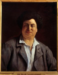 Porträt des Schriftstellers Alexandre Dumas père von Charles Alphonse Paul Bellay