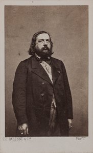 Porträt des Dichters Théophile Gautier 1811-1872, 1872 von Charles Amédée Barenne