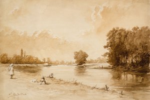 Die Themse bei Kew von Charles Andrew Sellar