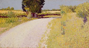 Pfad auf dem Land, ca. 1886 von Charles Angrand