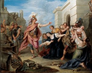 Andromache und Pyrrhus von Charles Antoine Coypel