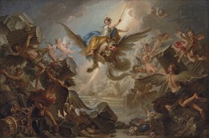 Die Zerstörung des Palastes von Armida, 1737