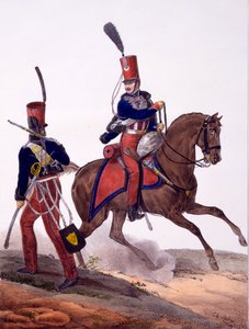 Uniformen des 5. Husarenregiments, aus 