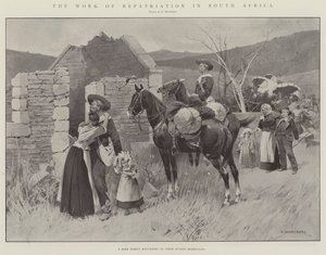 Die Arbeit der Repatriierung in Südafrika von Charles Auguste Loye
